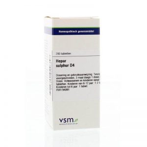 Vsm Hepar Sulphur D4 Tabletten 200st