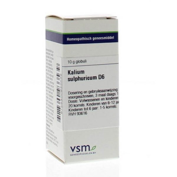 Vsm Kalium Sulphuricum D6 10gr