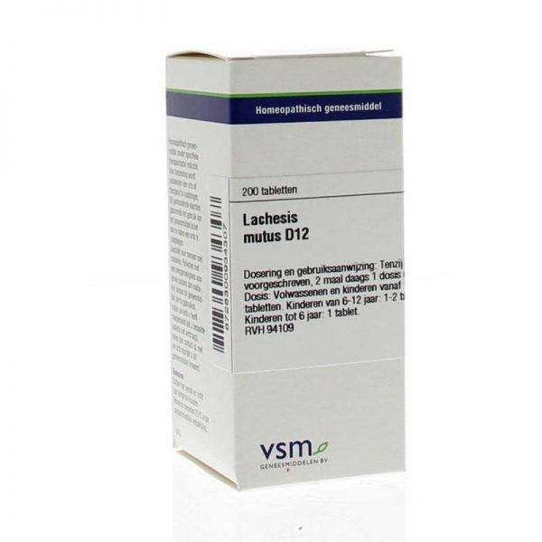 Vsm Lachesis Mutus D12 Tabletten 200st