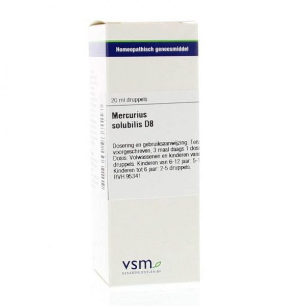 Vsm Mercurius Solubilis D8 20ml