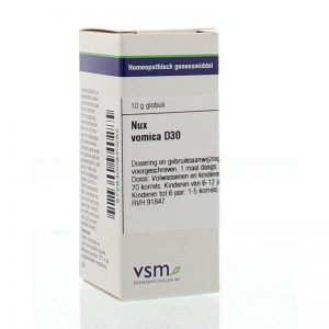 Vsm Nux Vomica D30 Globuli 10G