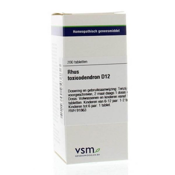 Vsm Rhus Toxicodendron D12 Tab