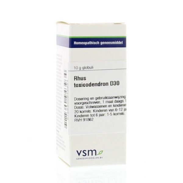 Vsm Rhus Toxicodendron D30 Globuli 10G