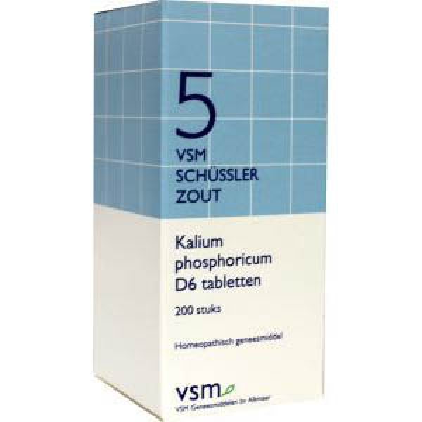 Vsm Schussler Celzout No.5 Kalium Phosphoricum D6 Tabletten 200st