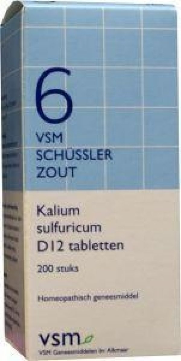 Vsm Schussler Celzout No.6 Kalium Sulfuricum D12 Tabletten 200st