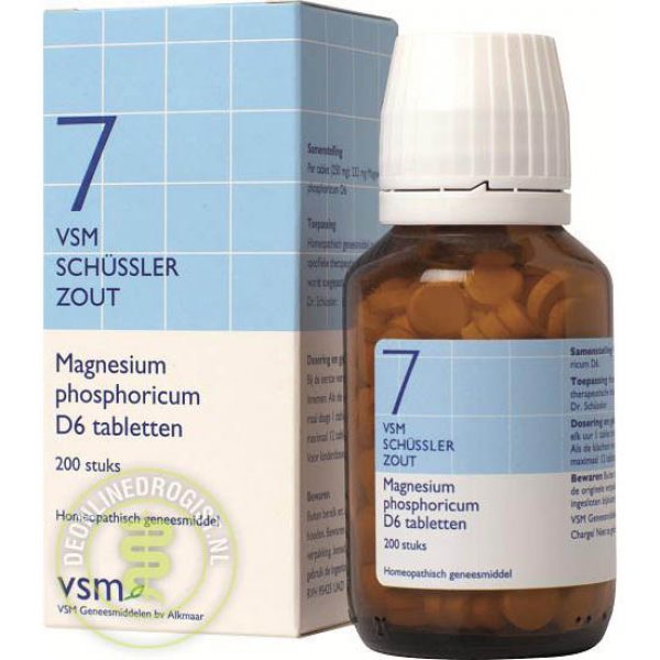 Vsm Schussler Celzout No.7 Magnesium Phosphoricum D6 Tabletten 200st