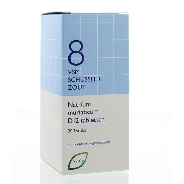 Vsm Schussler Celzout No.8 Natrium Muriaticum D12 Tabletten 200st