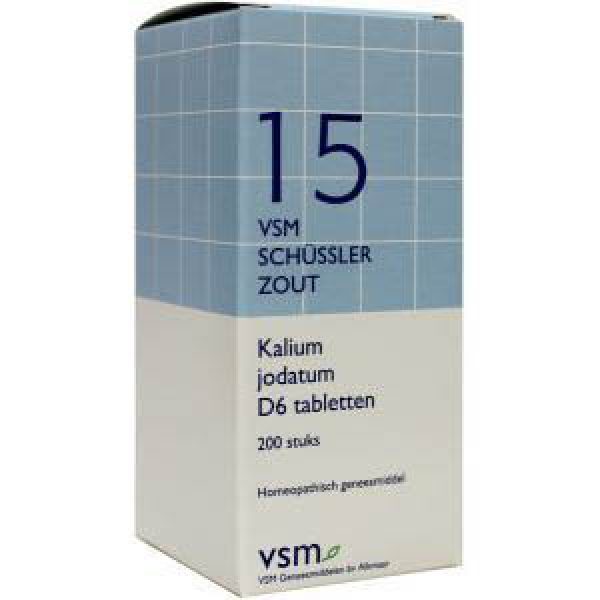 Vsm Schussler Celzout Nr.15 Kalium Jodatum D6 Tabletten 200st