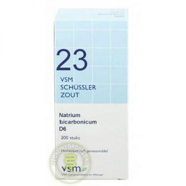 Vsm Schussler Celzout Nr.23 Natrium Bicarbonicum D6 Tabletten 200st