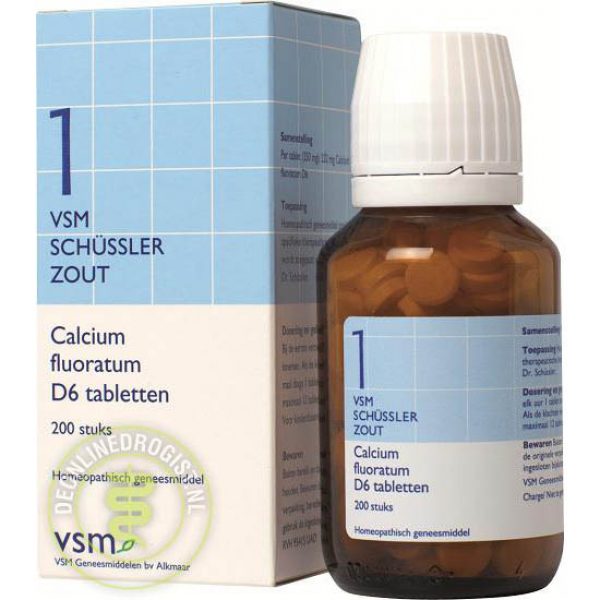 Vsm Schussler No.1 Calcium Fluoratum D6 Tabletten 200st