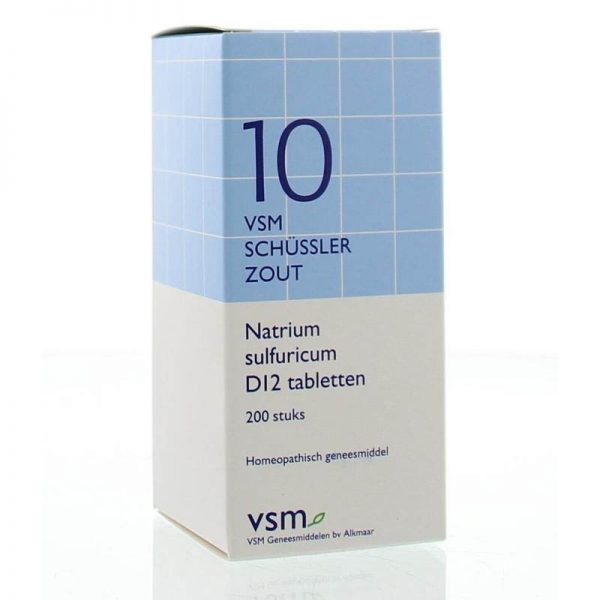 Vsm Schussler No.10 Natrium Sulfuricum D12 Tabletten 200st