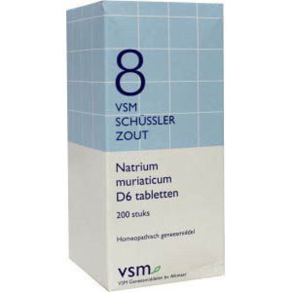 Vsm Schussler No.8 Natrium Muriaticum D6 Tabletten 200st