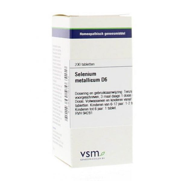 Vsm Selenium Metallicum D6 Tabletten 200st