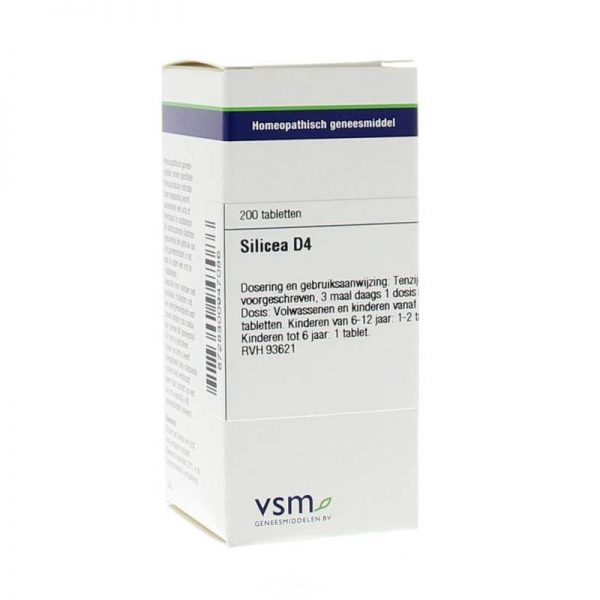 Vsm Silicea D4 Tabletten 200st