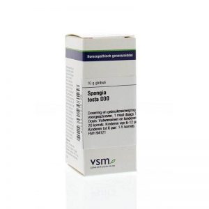 Vsm Spongia Tosta D30 Globuli 10G