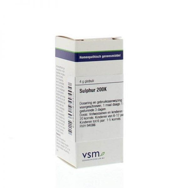 Vsm Sulphur 200k Globuli 80st