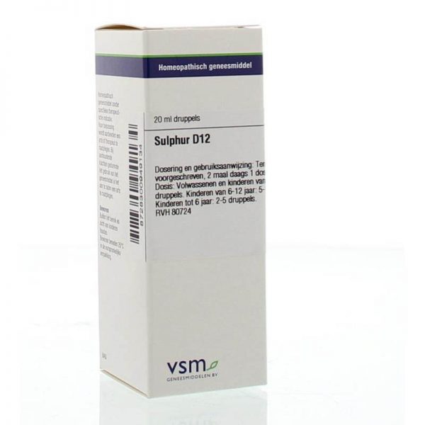 Vsm Sulphur D12 20ml