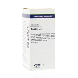 Vsm Sulphur D12 Tabletten 200st