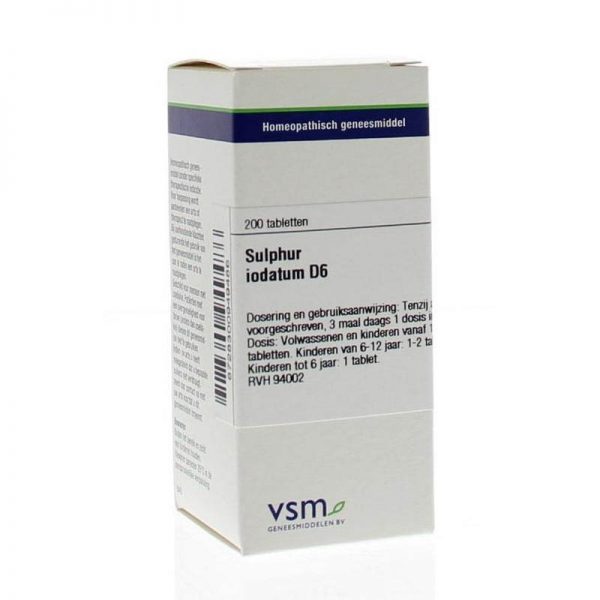 Vsm Sulphur Iodatum D6 Tabletten 200st