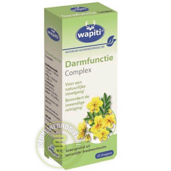 Wapiti Darmfunctie Complex Dragees 20st