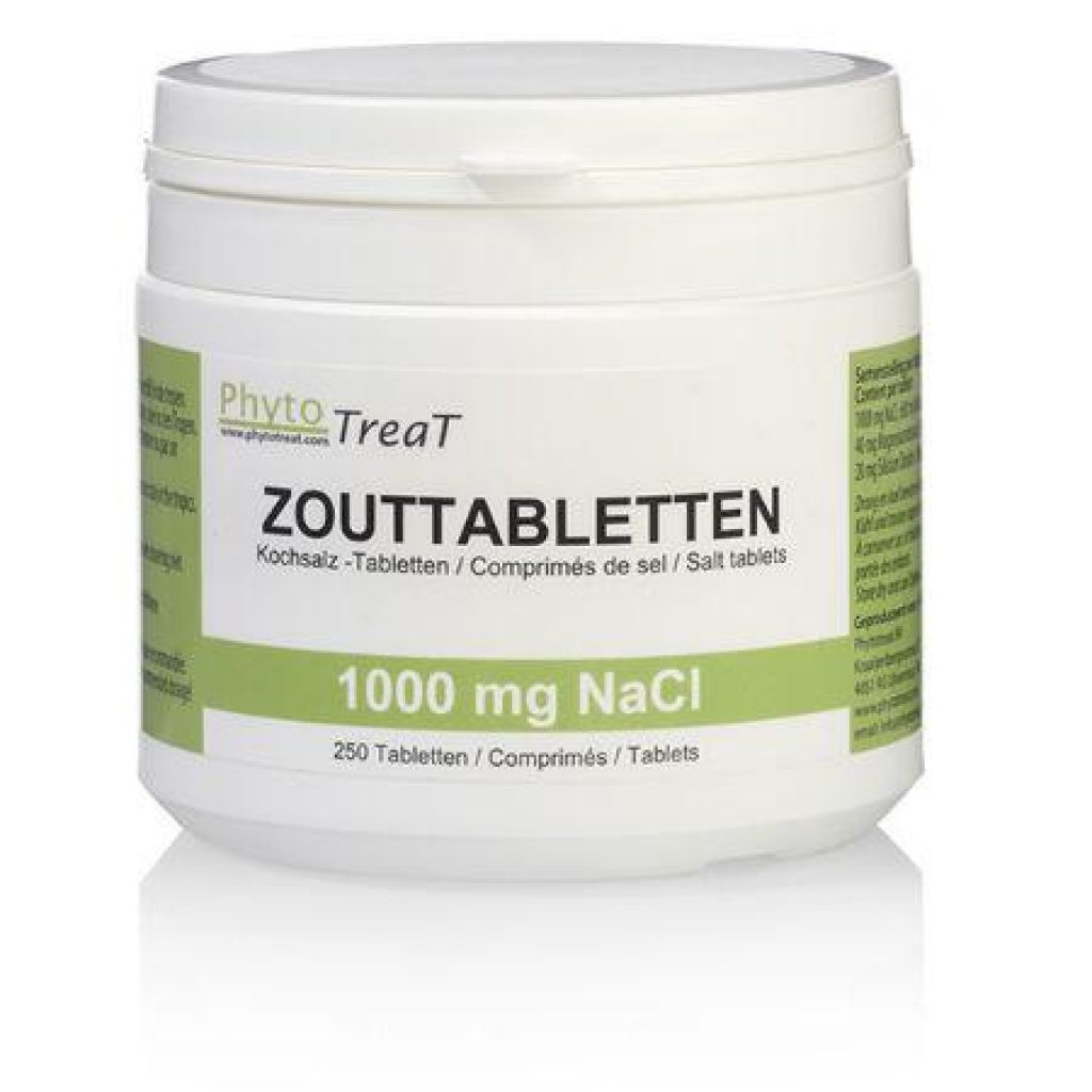 Zouttabletten 1000 mg NACL