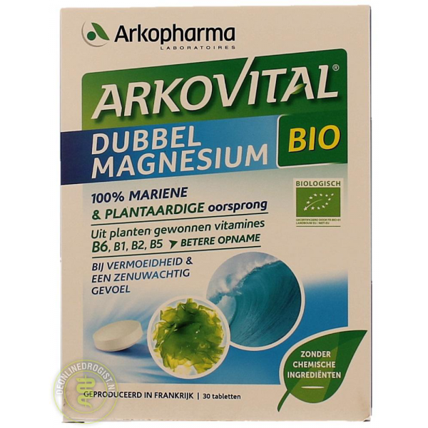 arkopharma arkovital dubbel magnesium bio tabletten