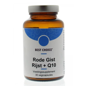 Best Choice Rode Gist Rijst + Q10 Capsules 30st