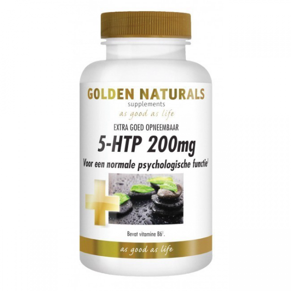 Golden Naturals 5-HTP 200mg Capsules