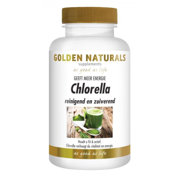 Golden Naturals Chlorella Tabletten 600st