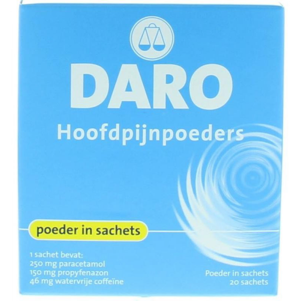 hoofdpijnpoeders 20st daro