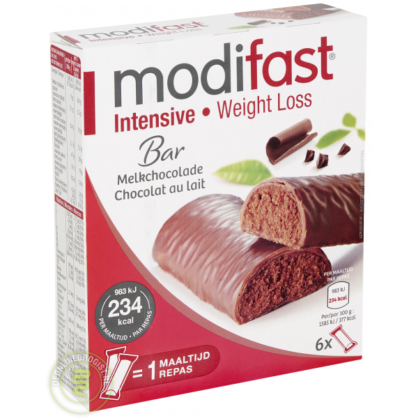 Modifast Intensive Reep Melkchocolade