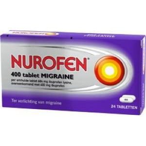 nurofen migraine 400mg tabletten 24st