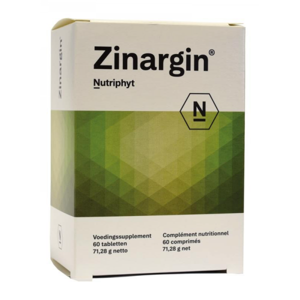 Nutriphyt Zinargin Tabletten 60st