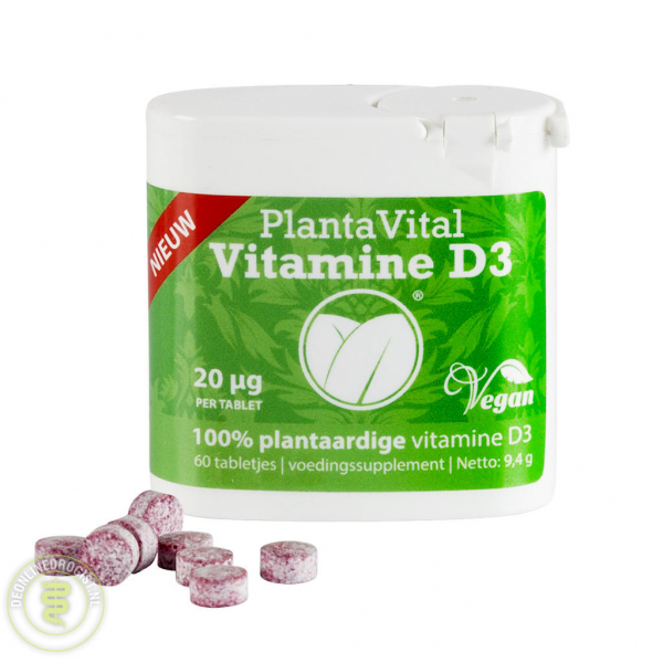 Plantavital Vitamine D3 Kauwtabletten