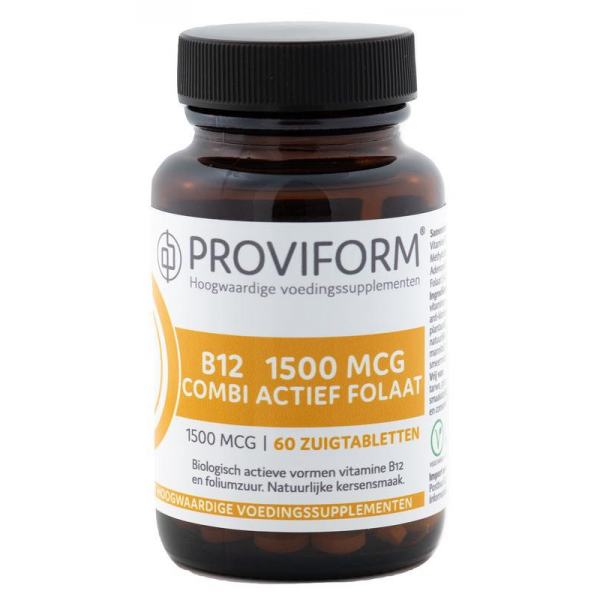 Proviform Vitamine B12 1500 Mcg Combi Zuigtabletten