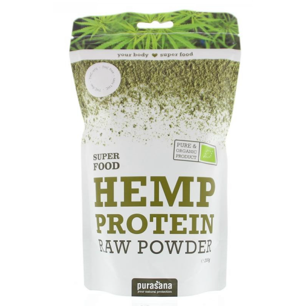 Purasana Hemp Protein Raw Powder