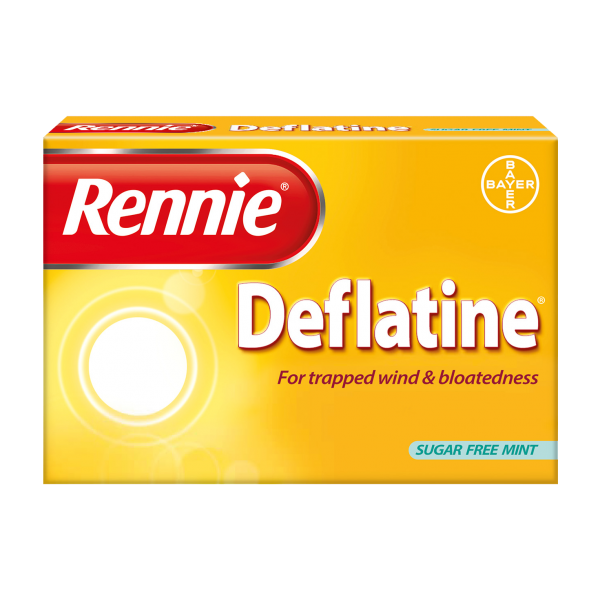 rennie deflatine tabletten opgeblazen gevoel