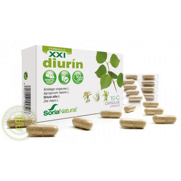 soria natural diurin 10 c xxi capsules