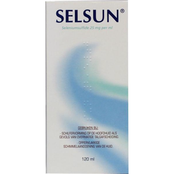 Selsun suspensie 120ml voorkant