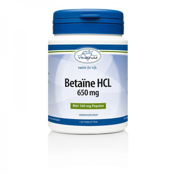 Vitakruid Betaine HCL 650mg Tabletten