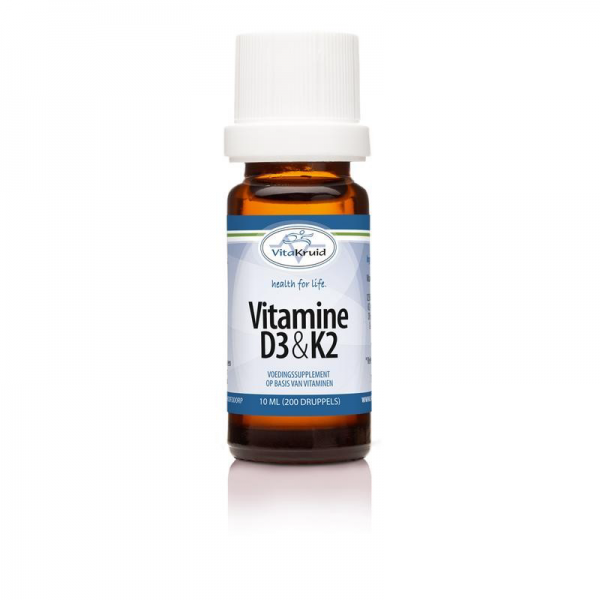 Vitakruid Vitamine D3 & K2 Druppels 10ml