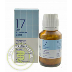 Vsm Schussler Celzout Nr.17 Manganum Sulfuricum D6 Tabletten 200st