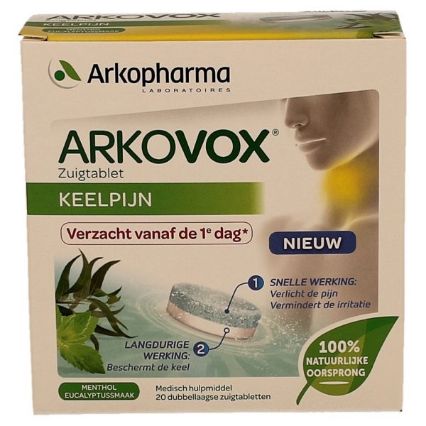 Arkopharma Arkovox Keelpijn Zuigtabletten