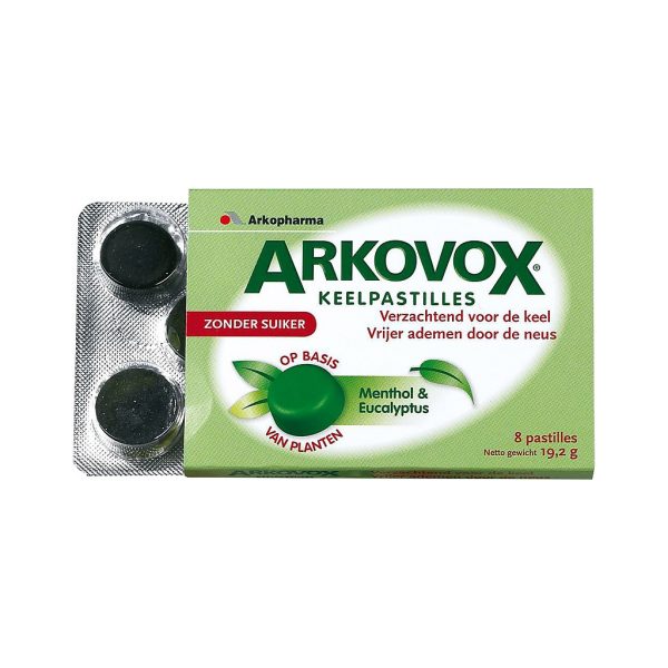 Arkovox Menthol & Eucalyptus Pastilles 8st