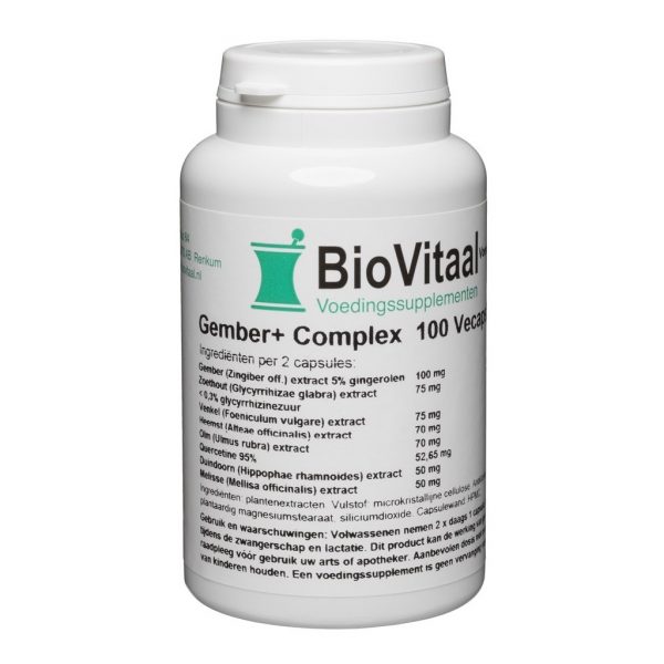 Biovitaal Gember Plus Complex Capsules