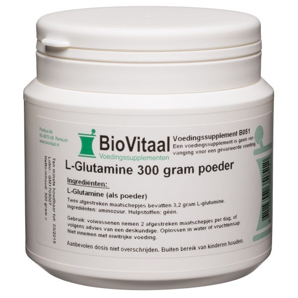 Biovitaal L Glutamine 300gr Poeder