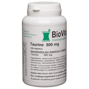 Biovitaal Taurine 500mg Capsules