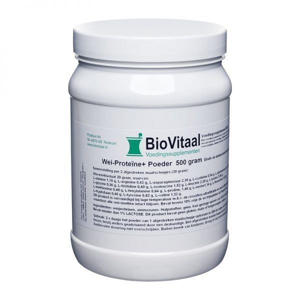 Biovitaal Wei Proteine Poeder 500gr