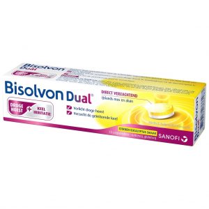 Bisolvon Dual Droge Hoest + Keelirritatie Zuigtabletten