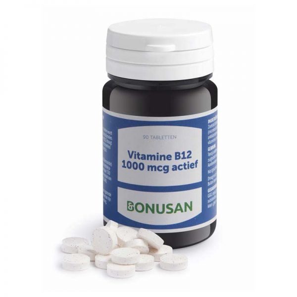 Bonusan Vitamine B12 1000 mcg Actief Zuigtabletten